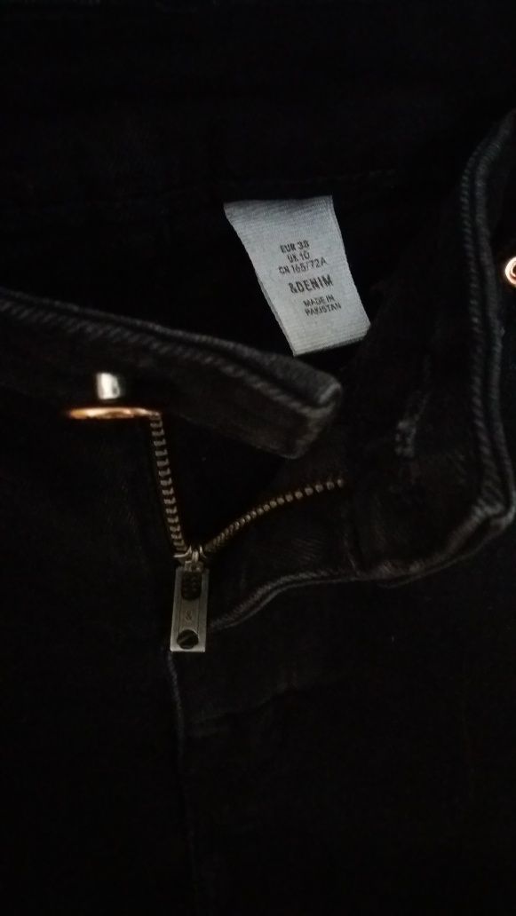 H&M  nowa czarna  spódnica do kolan rozm.38