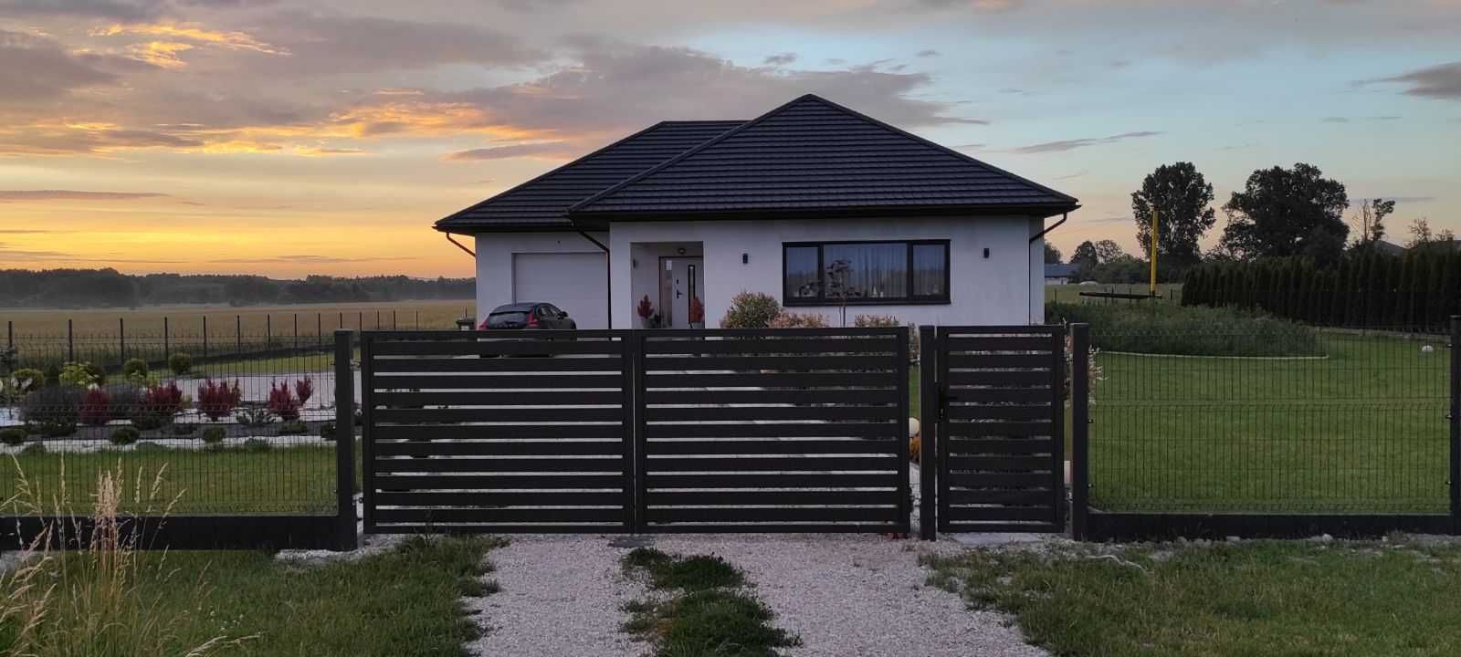 Brama Wjazdowa dwuskrzydłowa, przesuwna   Ocynk +Ral Dostępna od ręki