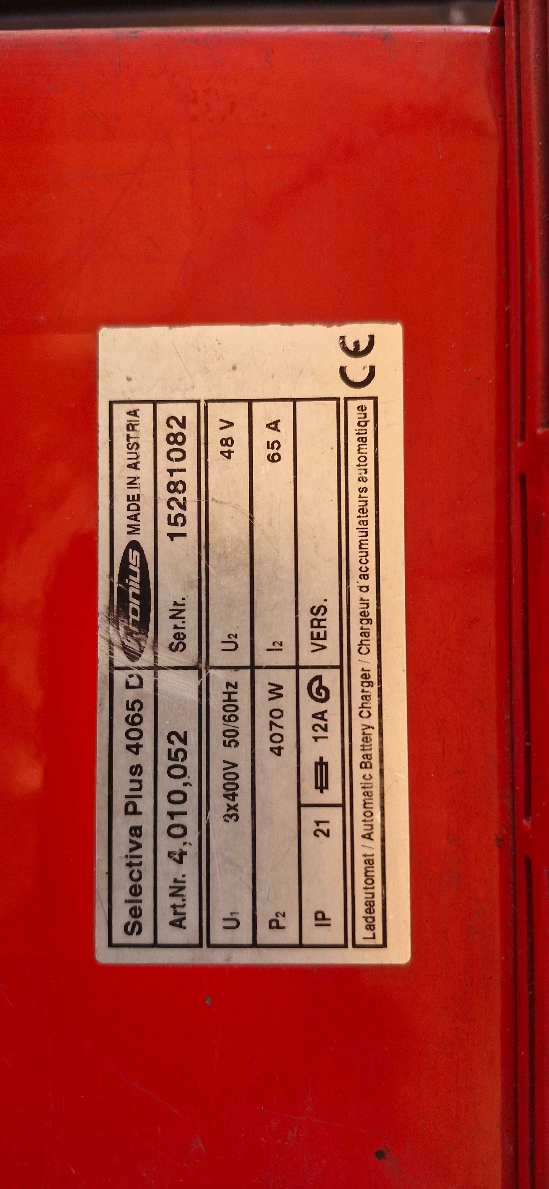 Prostownik FRONIUS 48V65A do wozka widłowego