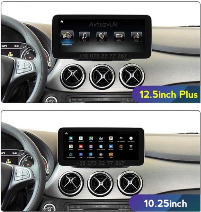 Дисплей Mercedes CLA w246 w176 w117 GLA w156 x156 CarPlay Android 14