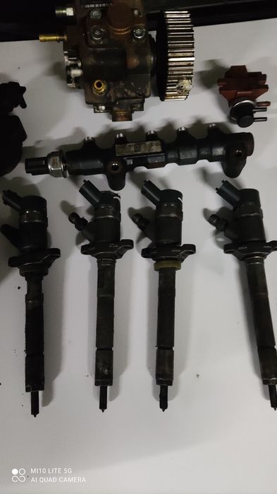 Injetores, bomba injetora e mais peças motor 1.6 diesel 2008 citroen