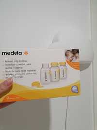 Pack 3 frascos leite 150ml Medela (oferta de 2 Tetinas Medela M) (p