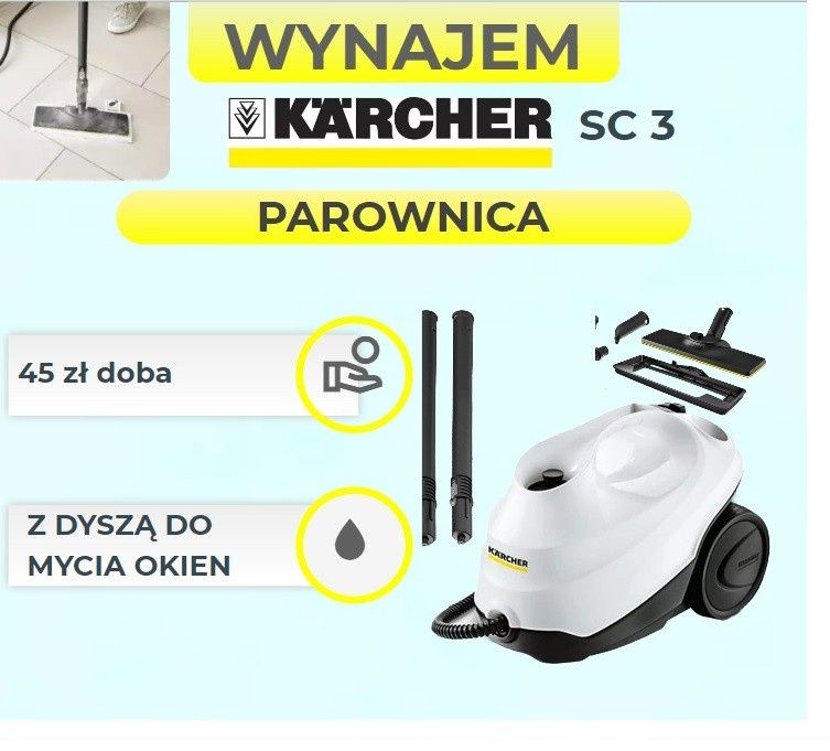 Wynajem parownicy Karcher sc3