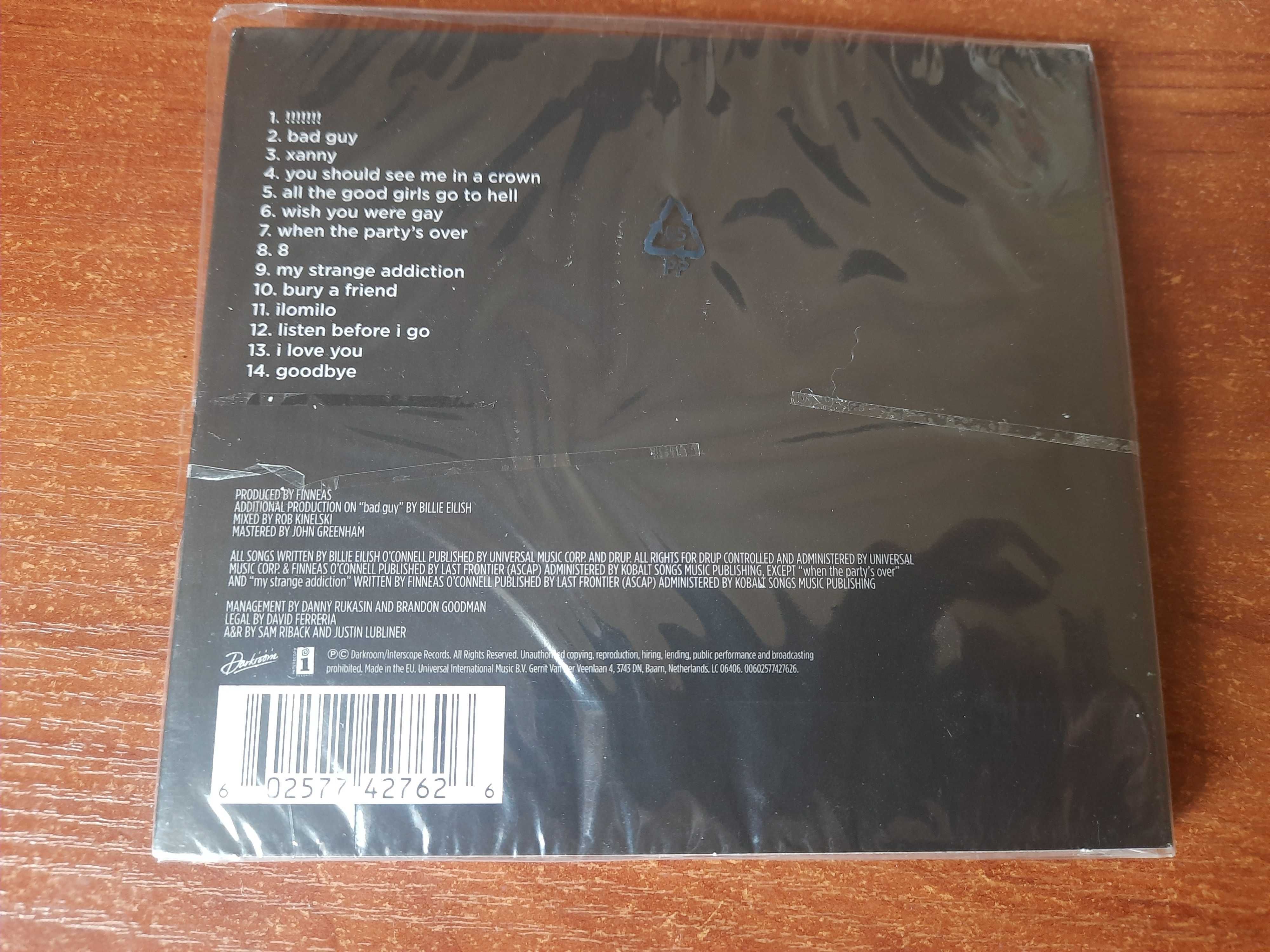 Audio CD Billie Eilish – When We All Fall Asleep, Where Do We Go?