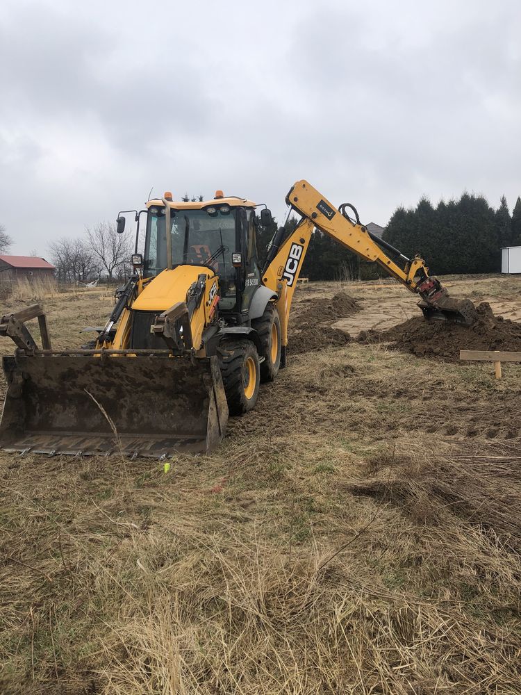 usługi minikoparką ,koparko-ładowarką oczyszczalnia,wyburzenia,szamba