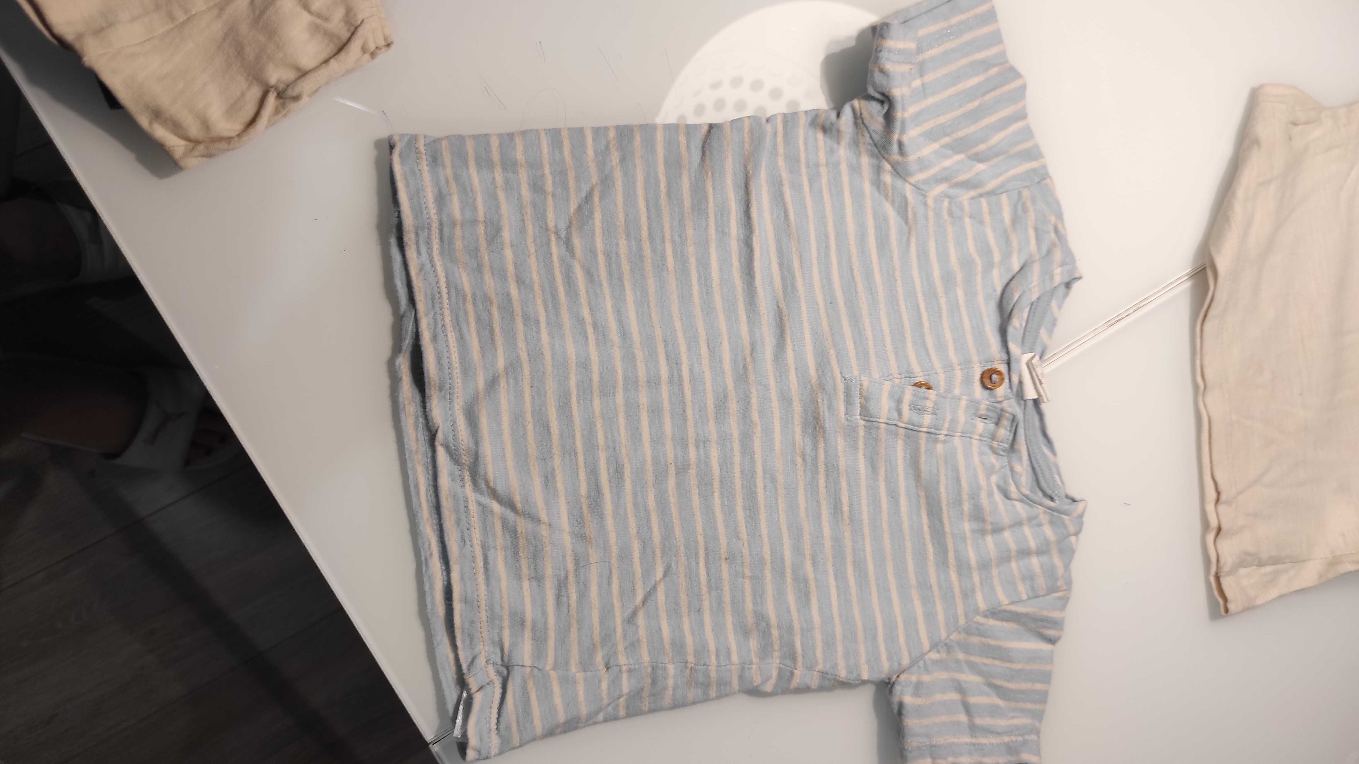 Koszulka chłopięca 8 szt. h&m Reserved różne r.68-74