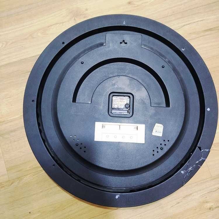 Relógio de parede em plástico com data eletrónica 60cm