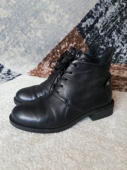 Черевики шкіряні жіночі 36 р/осіннє шкіряне взуття/ботінки/ дезерти