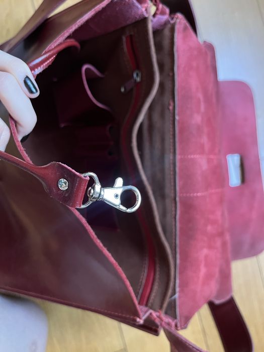 torba listonoszka z prawdziwej skóry