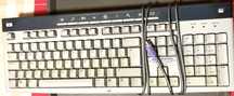 Teclado para pc, marca HP.