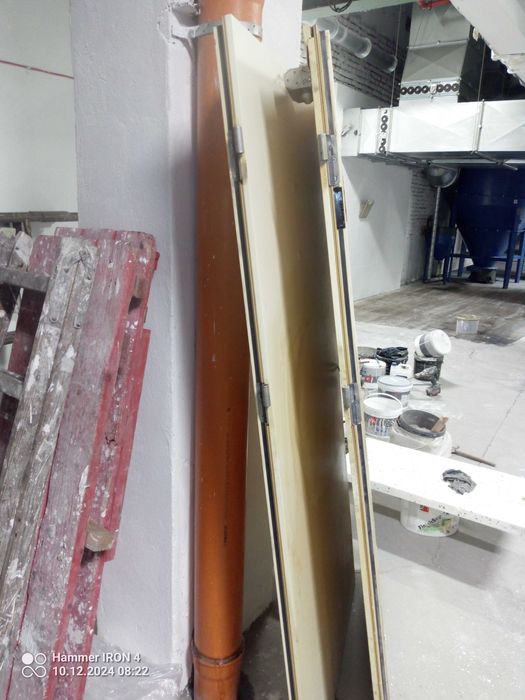 Drzwi dwuskrzydłowe p.poż 213x 206,5 cm