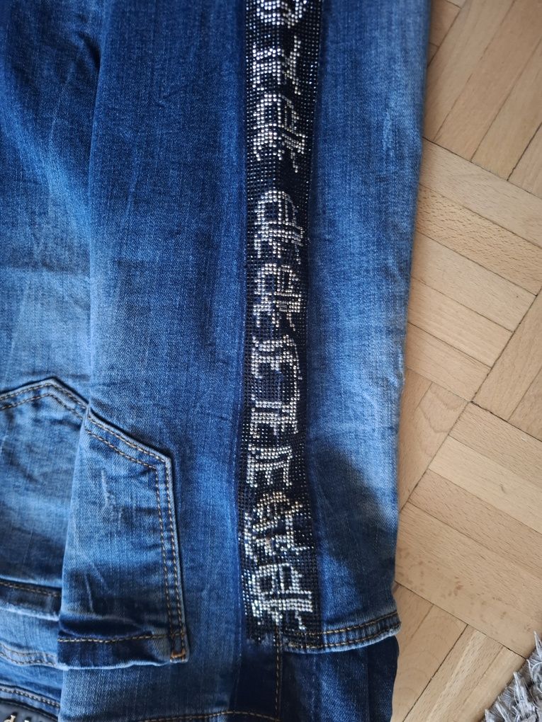 Spodnie Philip Plein damskie Couture