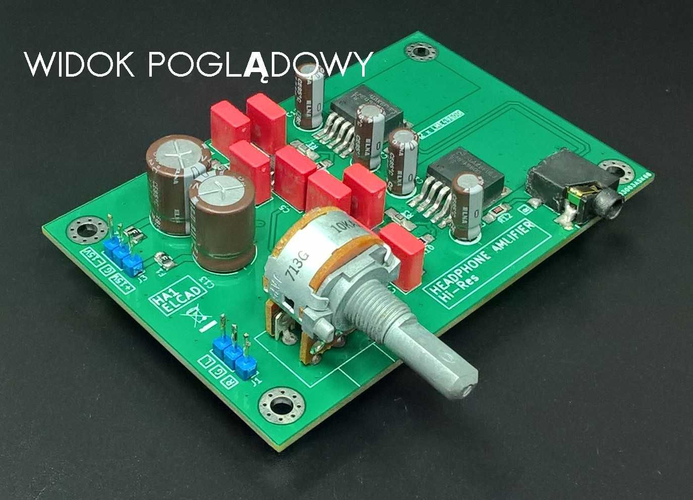 Płytka drukowana PCB do wzmacniacza słuchawkowego