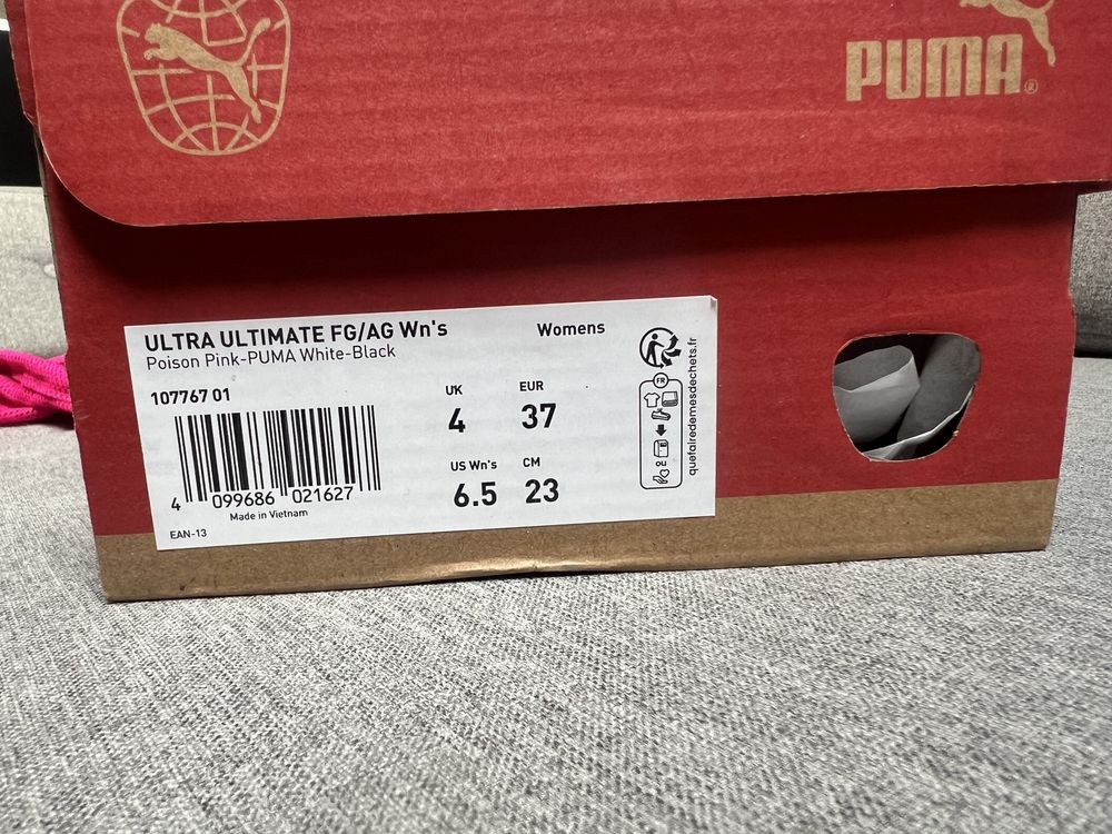 Profesjonalne korki Puma Ultra Ultimate damskie 37