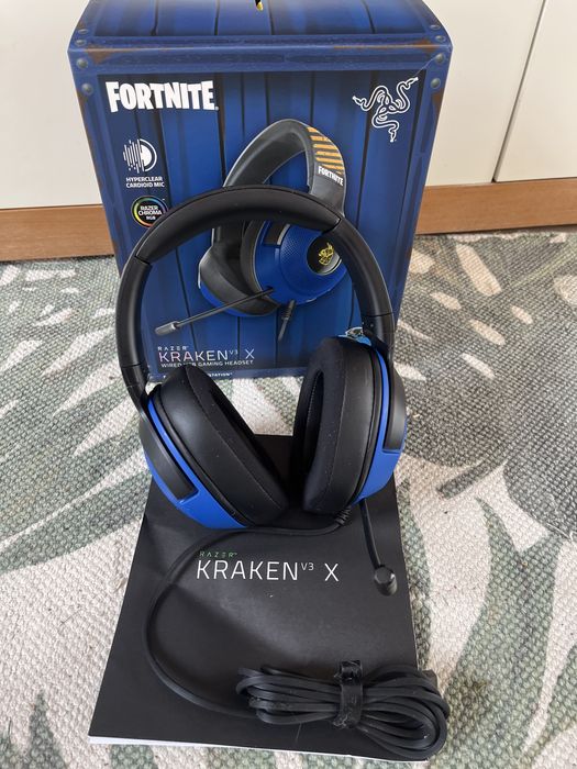 Słuchawki Razer Kraken V3 X Fortnite Edytion- dzwiek przestrzenny PC,