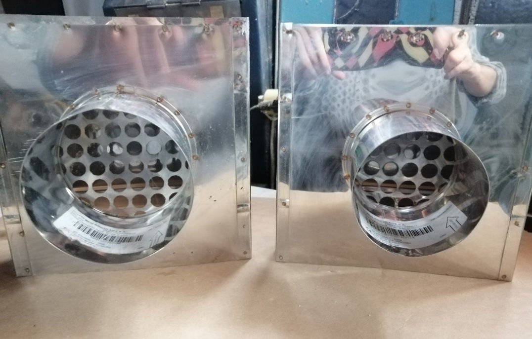Saida de fachada inox