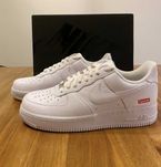 Buty Nike AirForce1Low SupremeWhite Moda Obuwie sportowe R.45