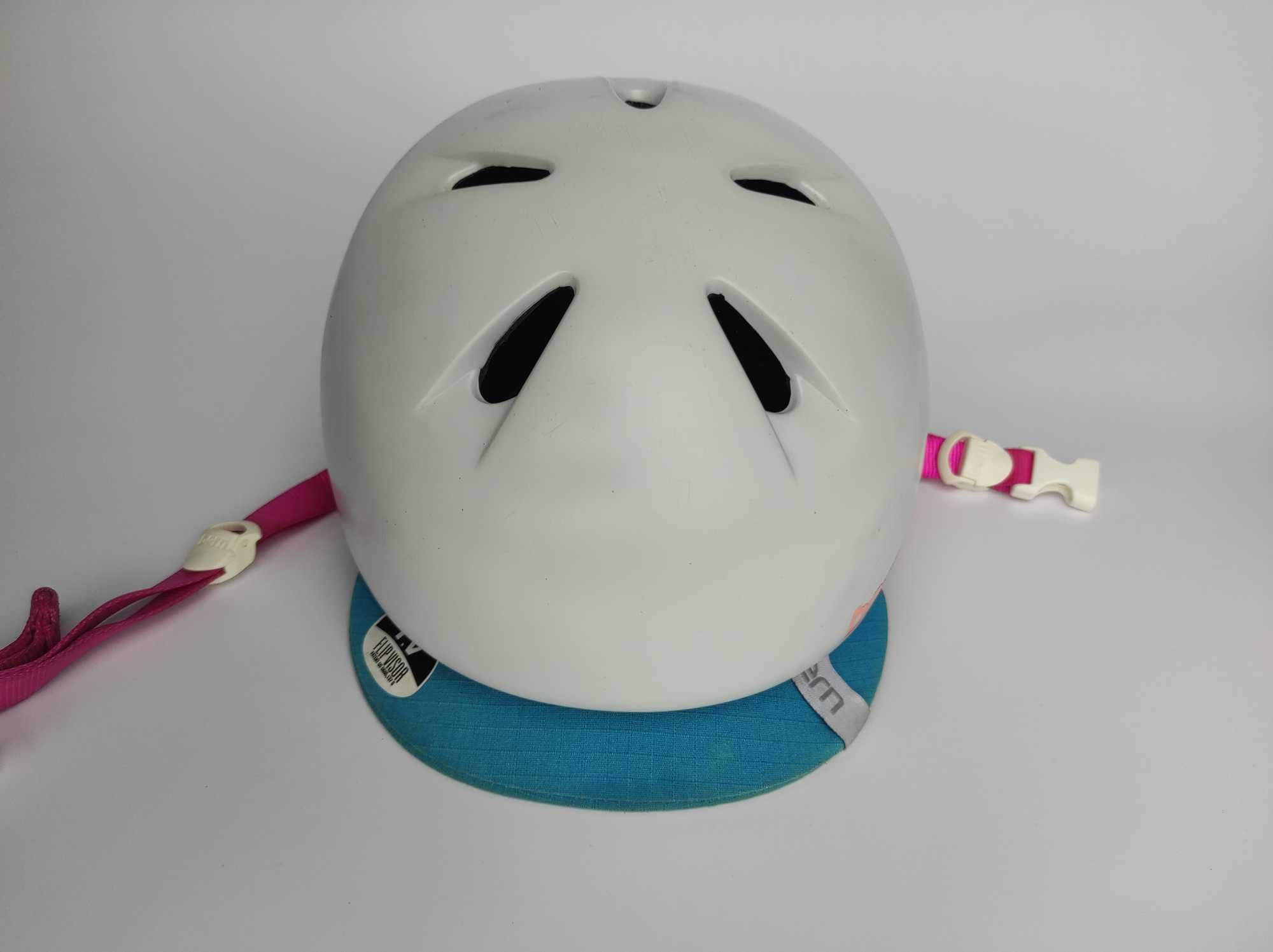Шлем защитный котелок Bern Nina, размер 48-51.5см, детский