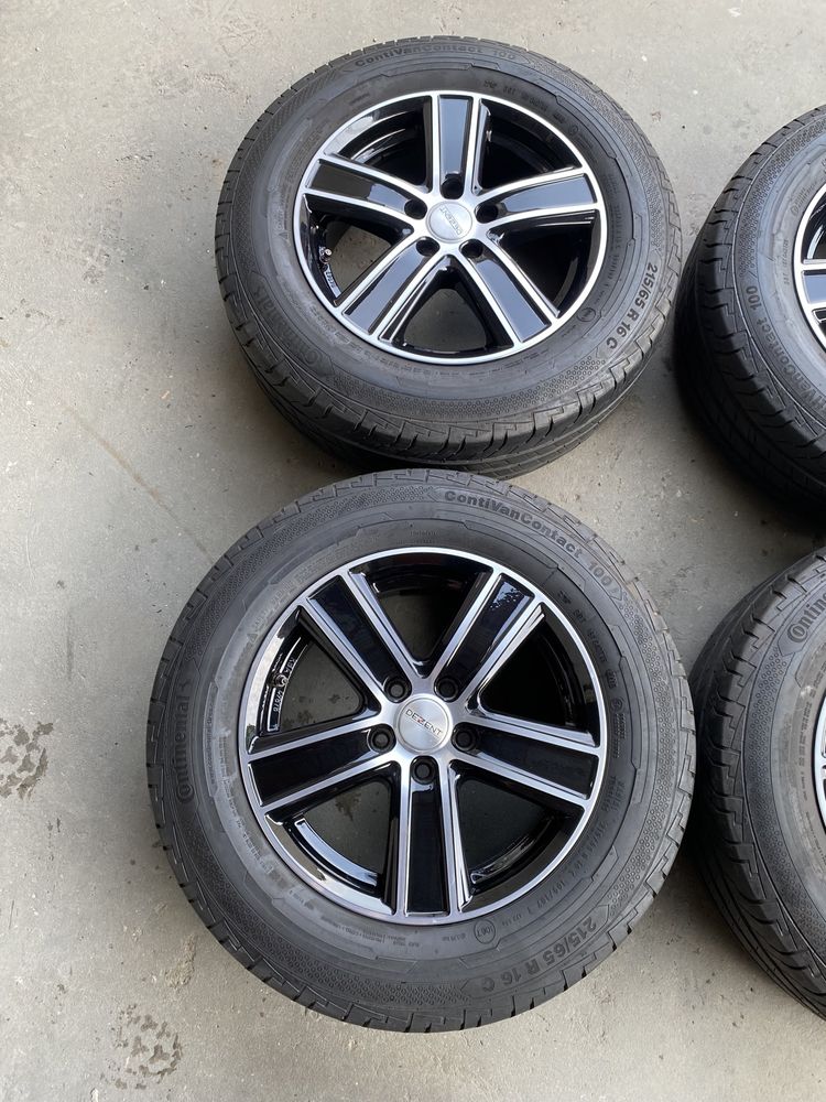 Koła felgi opel vivaro, peugeot partner 16 x 6,5 et48 opony 215/65R16C