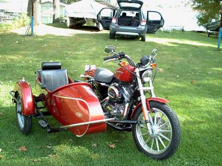 Wózek  Harley Davidson boczny  kosz Gondola przyczepa STEIB LS 200