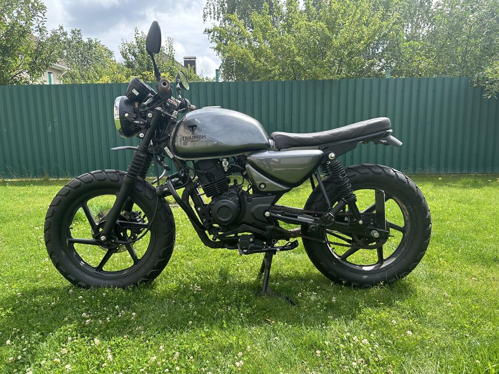 Скрамблер кастом bajaj boxer bm150x