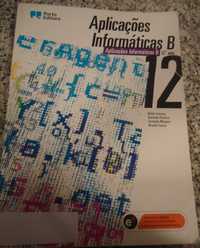 Manual Escolar - Aplicações Informáticas B, 12º Ano - Porto Editora