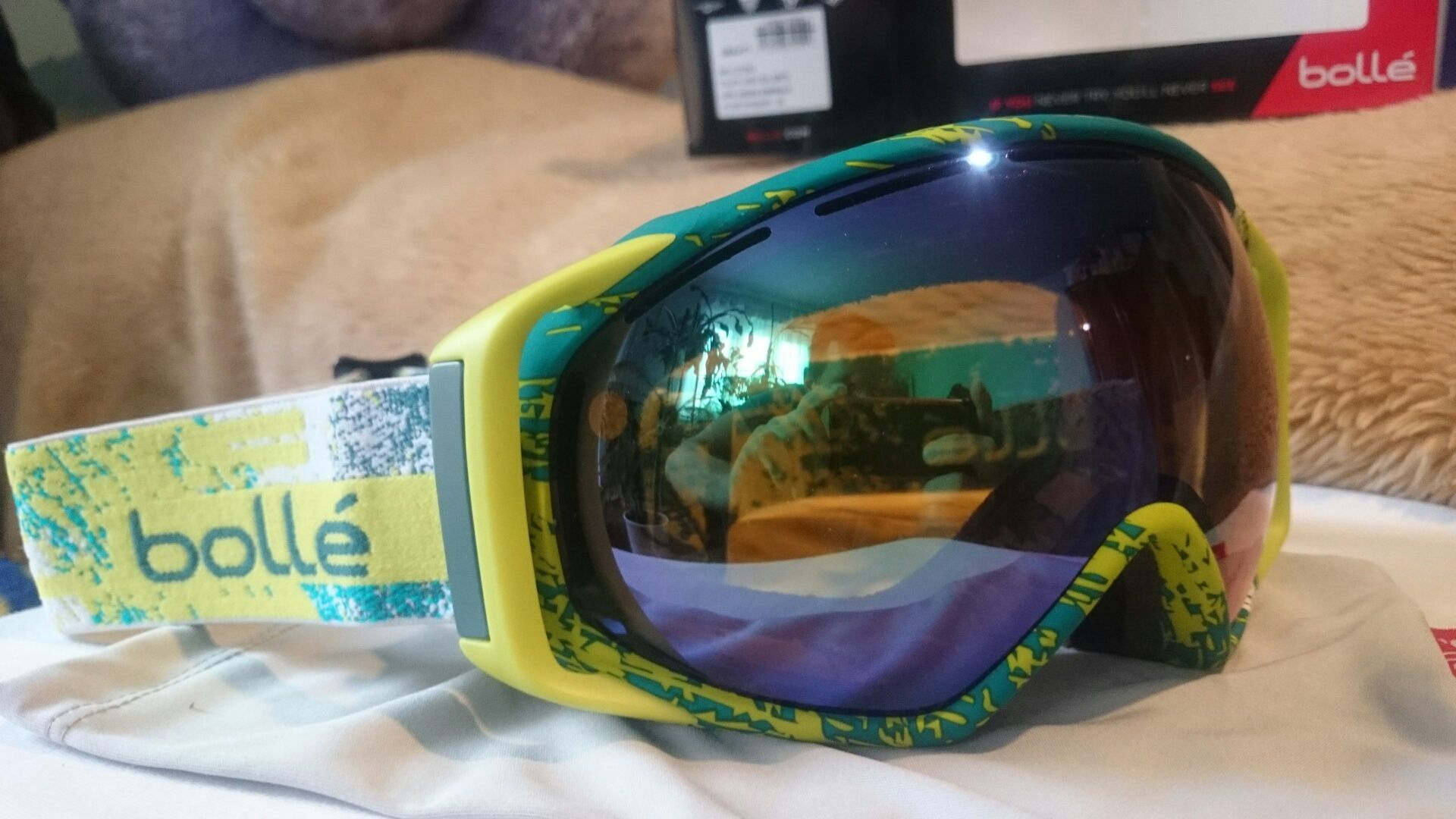 Маска очки лыжные горнолыжные BOLLE GRAVITY