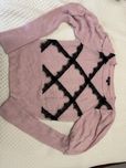 Camisola Denny rose em malha