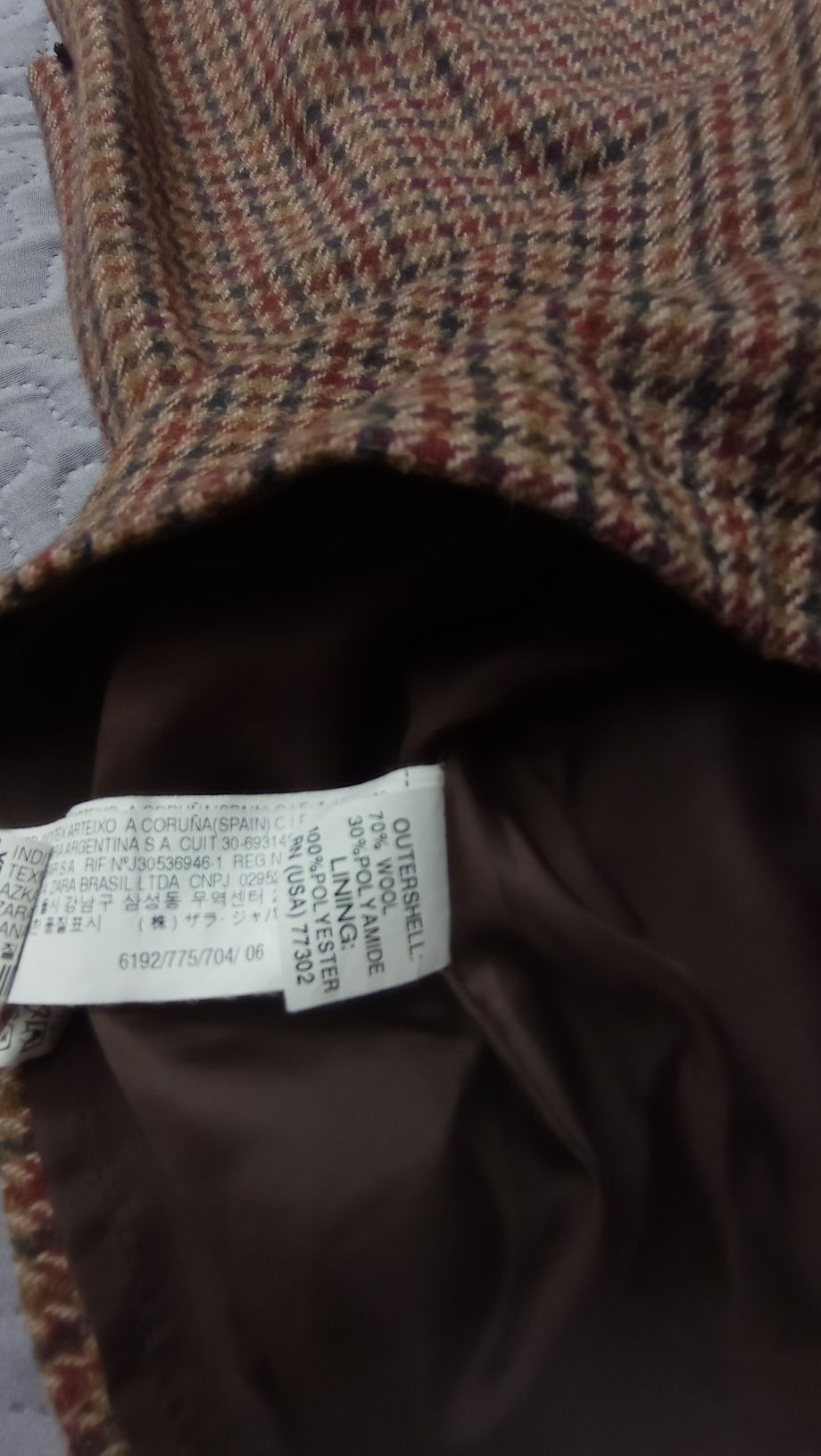 Sukienka Zara kids z miękkiej wełny 118
