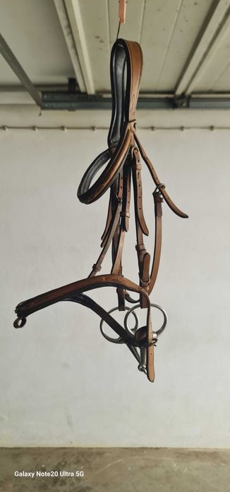 Freio ou arreio de cavalo 125mm completo "Praticamente sem uso"