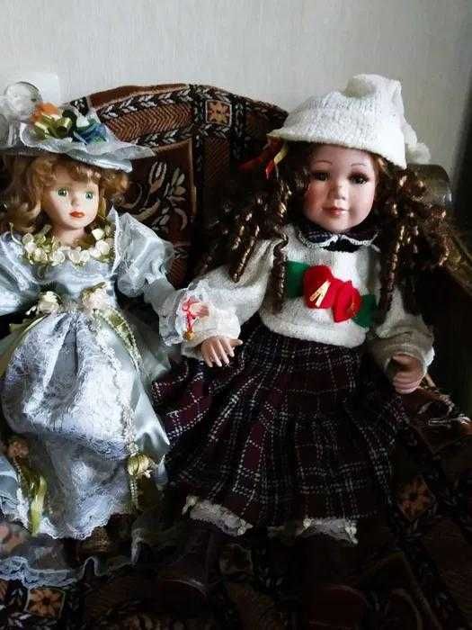 Очень красивые Куклы Голландия Фарфор Ручная работа !