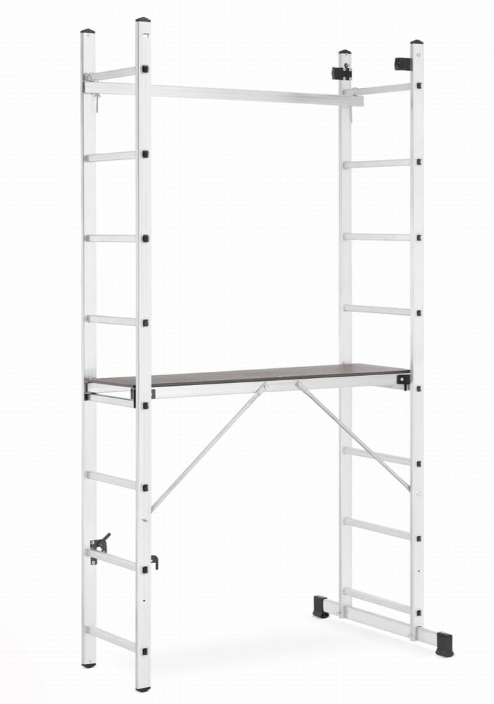 Drabina 3w1 podest rusztowanie na schody Higher 2x8 4,52 zasięg robocz