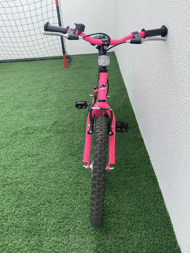 Bicicleta rosa criança 6-9 anos