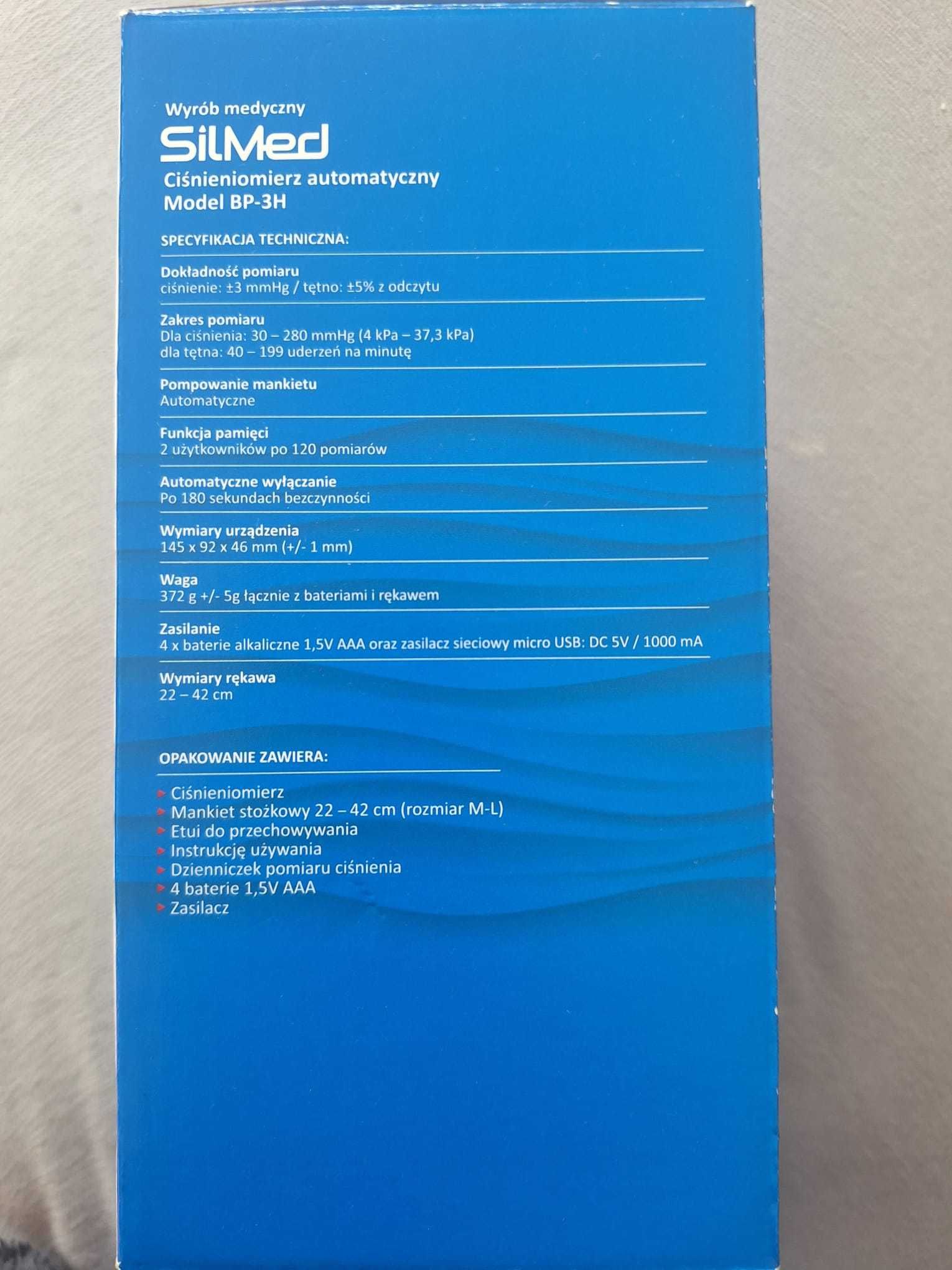 Silmed ciśnieniomierz automatyczny BP-3H