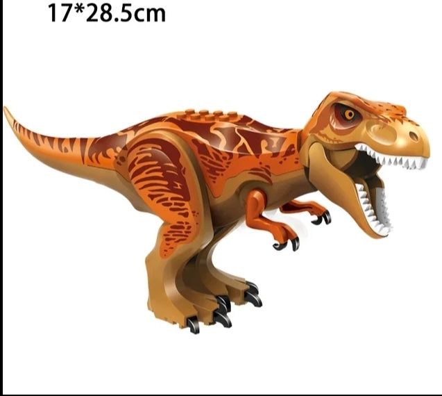 3x tyranozaur TRex dinozaury Jurassic Park