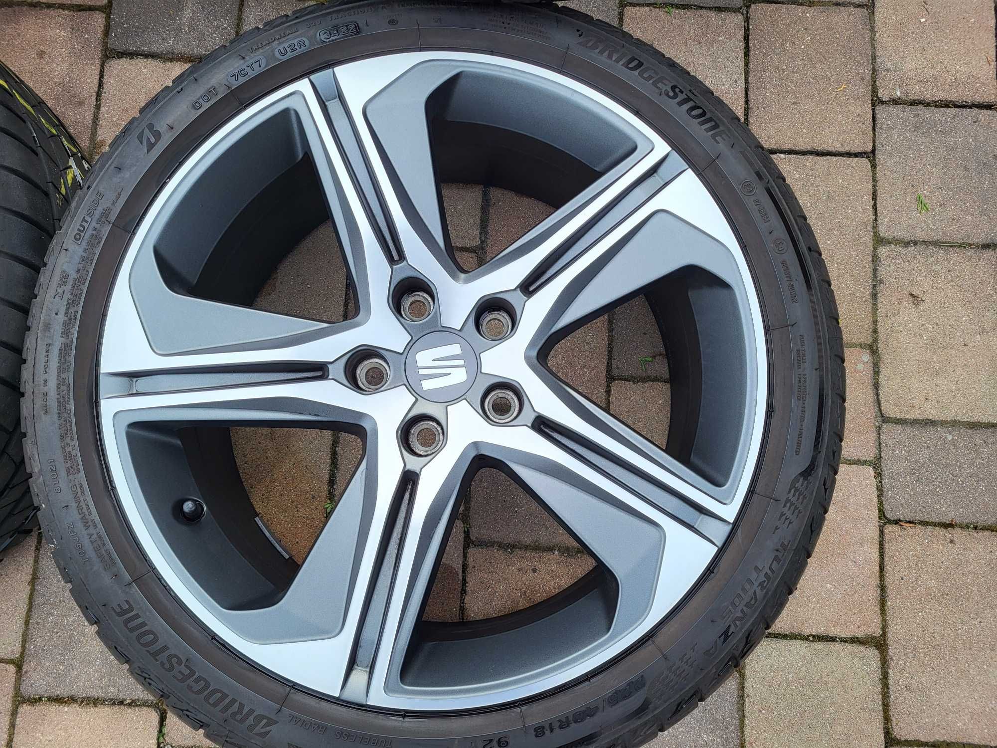 Oryginalne koła letnie 18" SEAT LEON, CUPRA