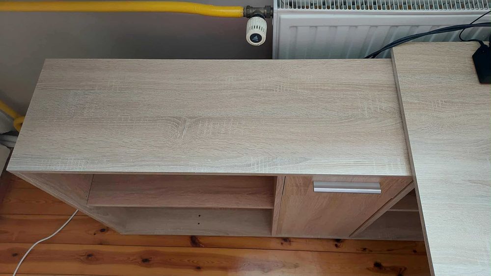 Zestaw Biurko modułowe 120x60cm z szafką 120x30cm