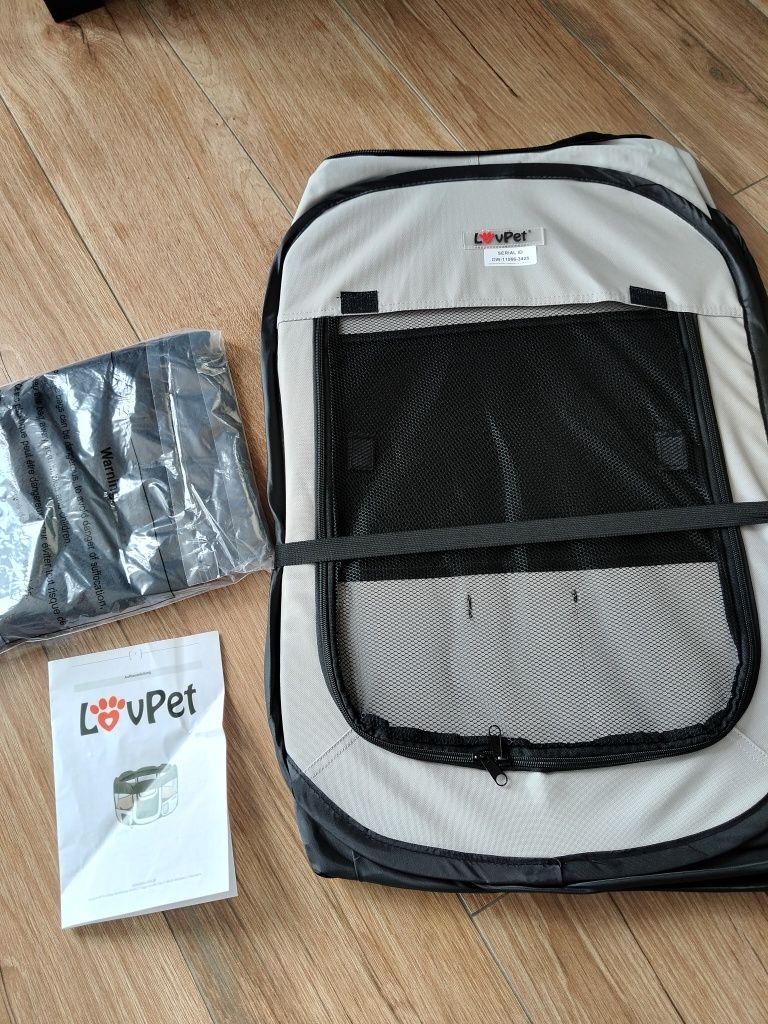 Składany, kojec dla psa, 110*65 cm, Lovpet