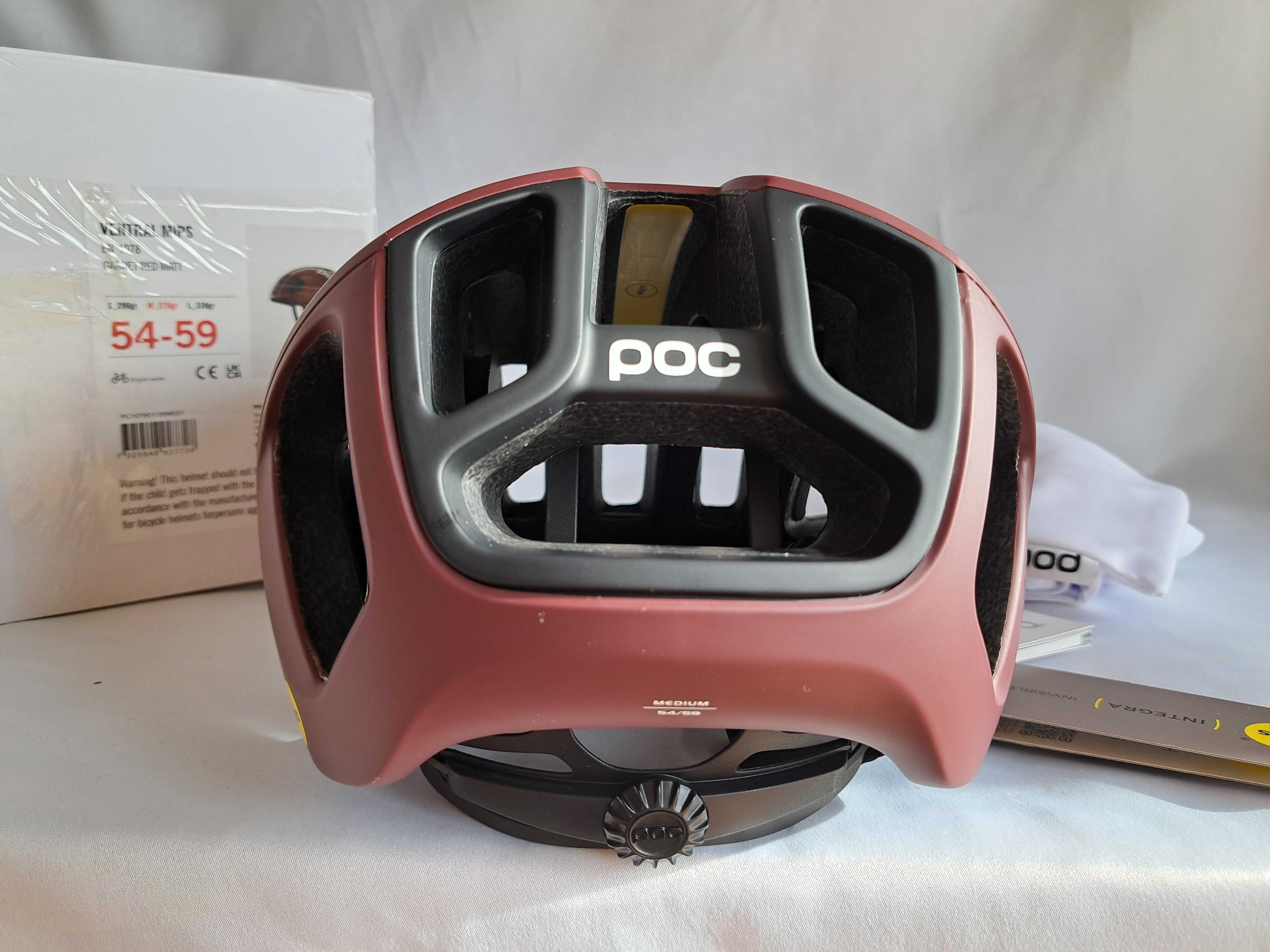 Kask rowerowy Poc Ventral Mips Garnet Red Matt M 54-59cm