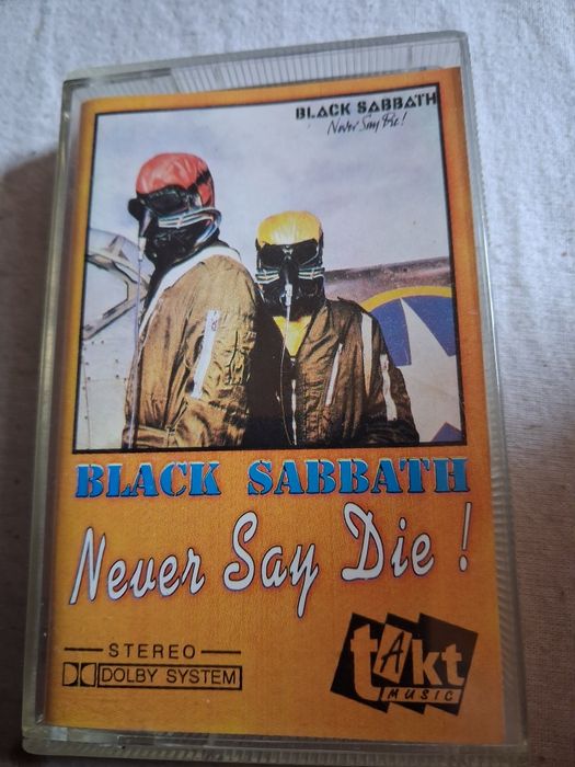 Black Sabbath. Kaseta Never Say Die!