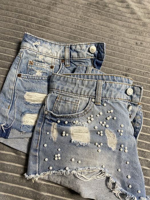 Джинсові  короткі шорти