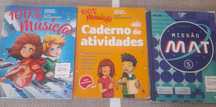 Manuais matematica e musica 5 ano