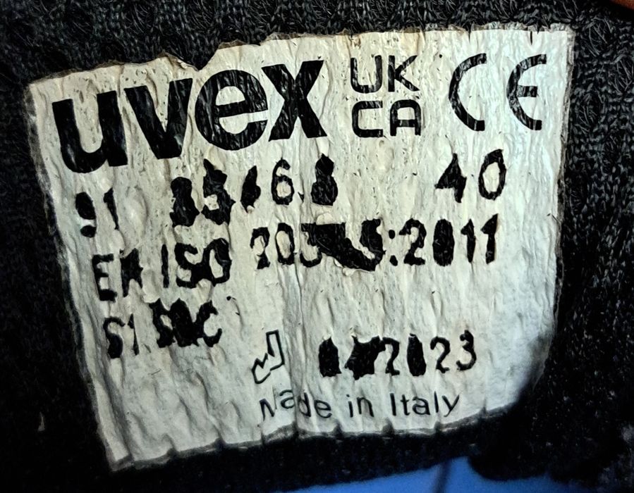 Робоче взуття Uvex, розмір 40