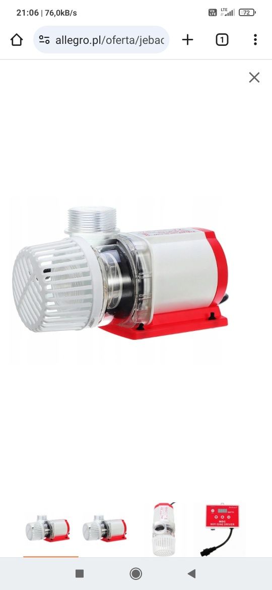 Jebao jecod pompa obiegowa 3500l/h