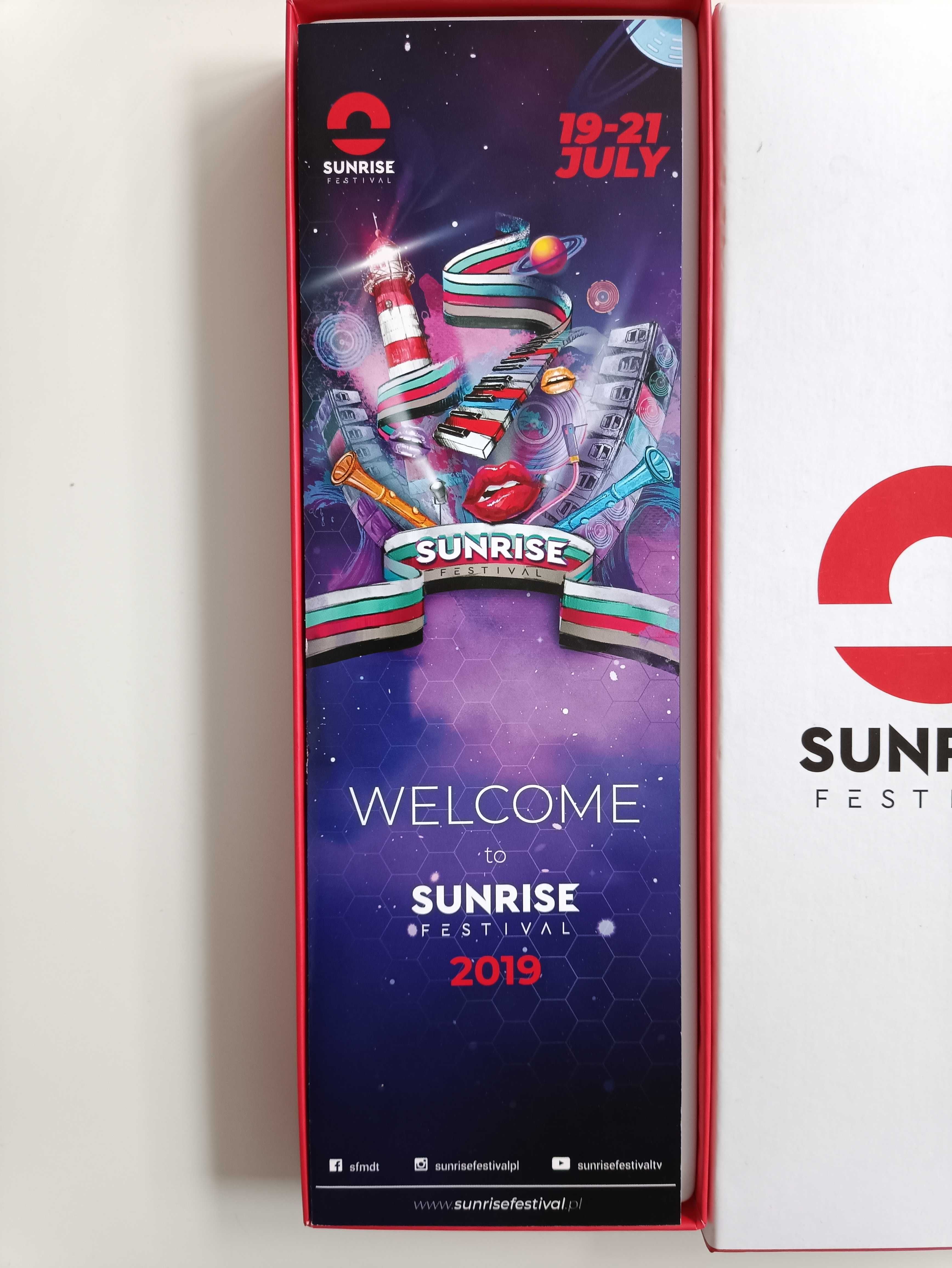 Opaska kolekcjonerska Sunrise Festival 2019 - niebieska