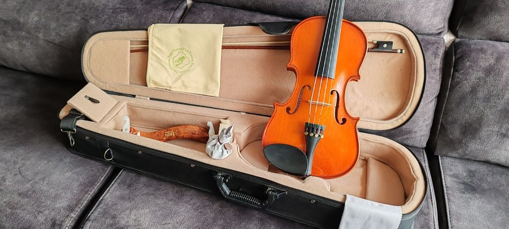 Violino inteiro 4/4 completo AJUSTADO