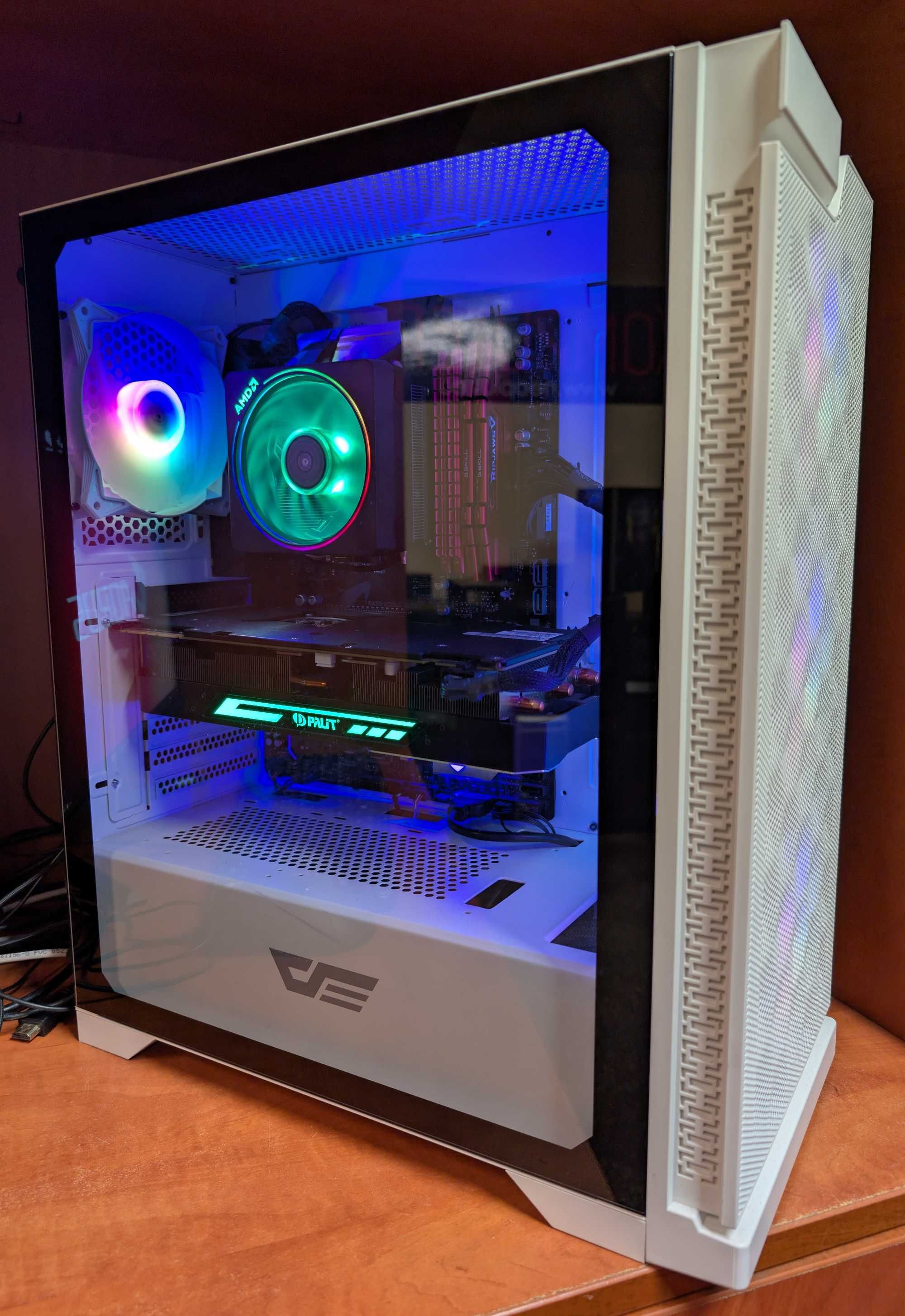 Komputer PC/AMD Ryzen 7 2700-4.1G/GTX 1070-8GB/64GB/SSD256+1TB+2TB/RGB