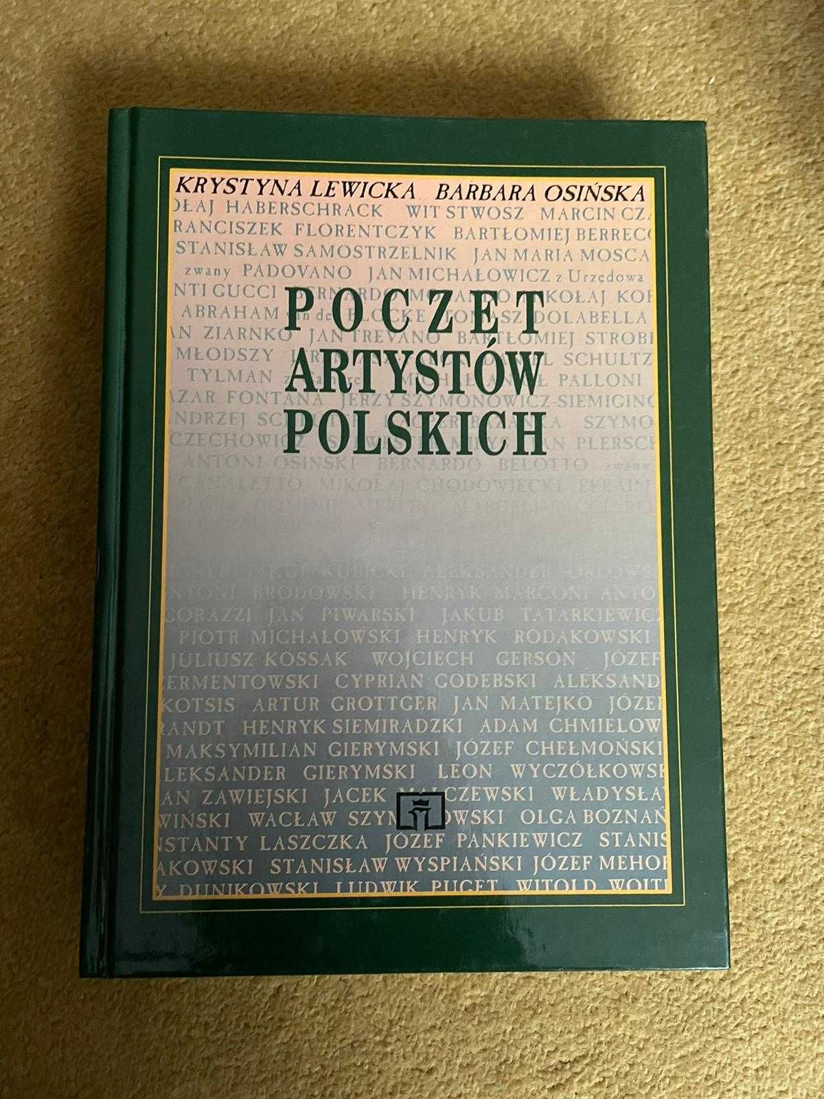 Poczet artystów polskich książka Lewicka Osińska