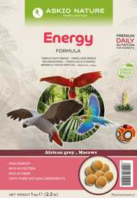Granulat dla papug Energia 1 kg Żako, Ara
