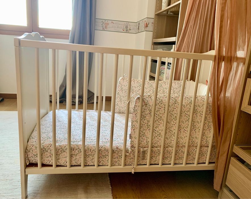 Berço e colchão 60x120